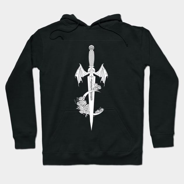 SJM Crescent City + ACOTAR Sword Art Hoodie by harjotkaursaini